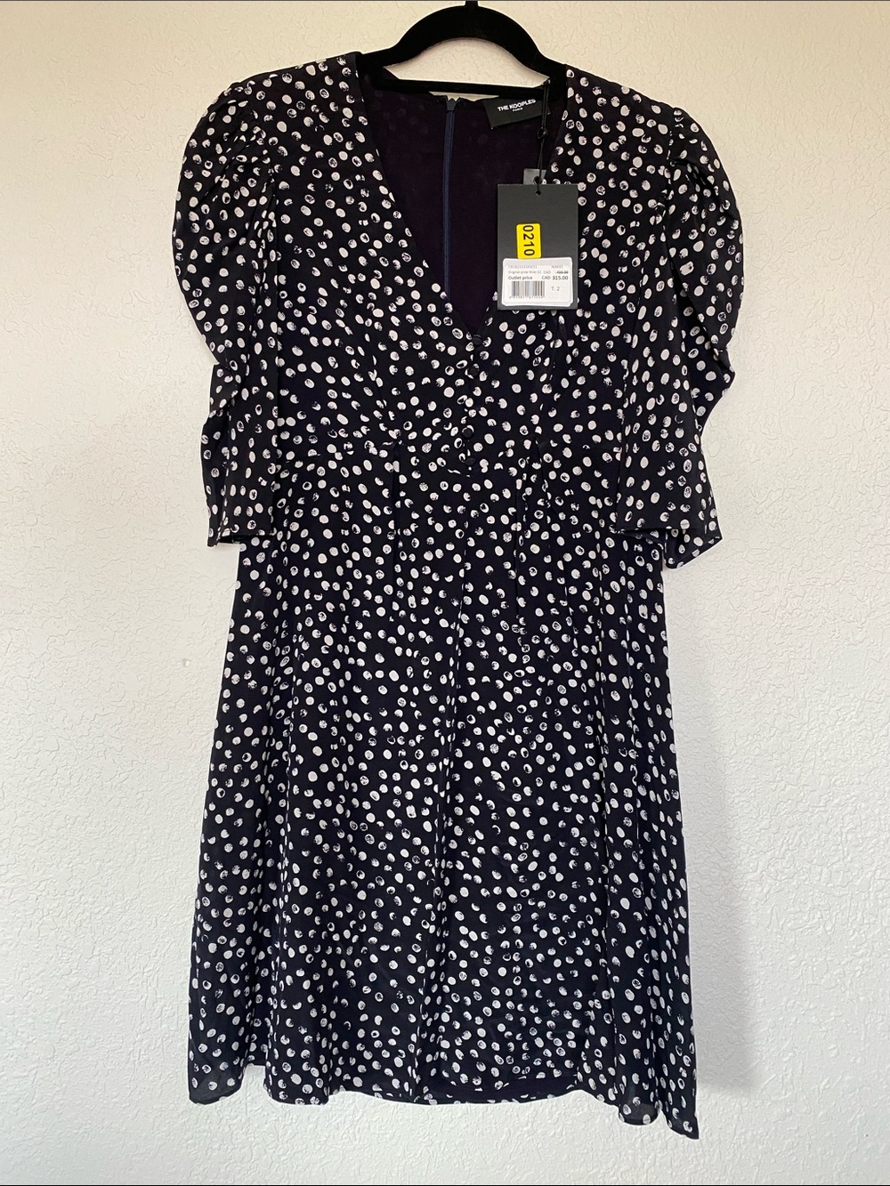 The Kooples short sleeve silk dress size EU 2